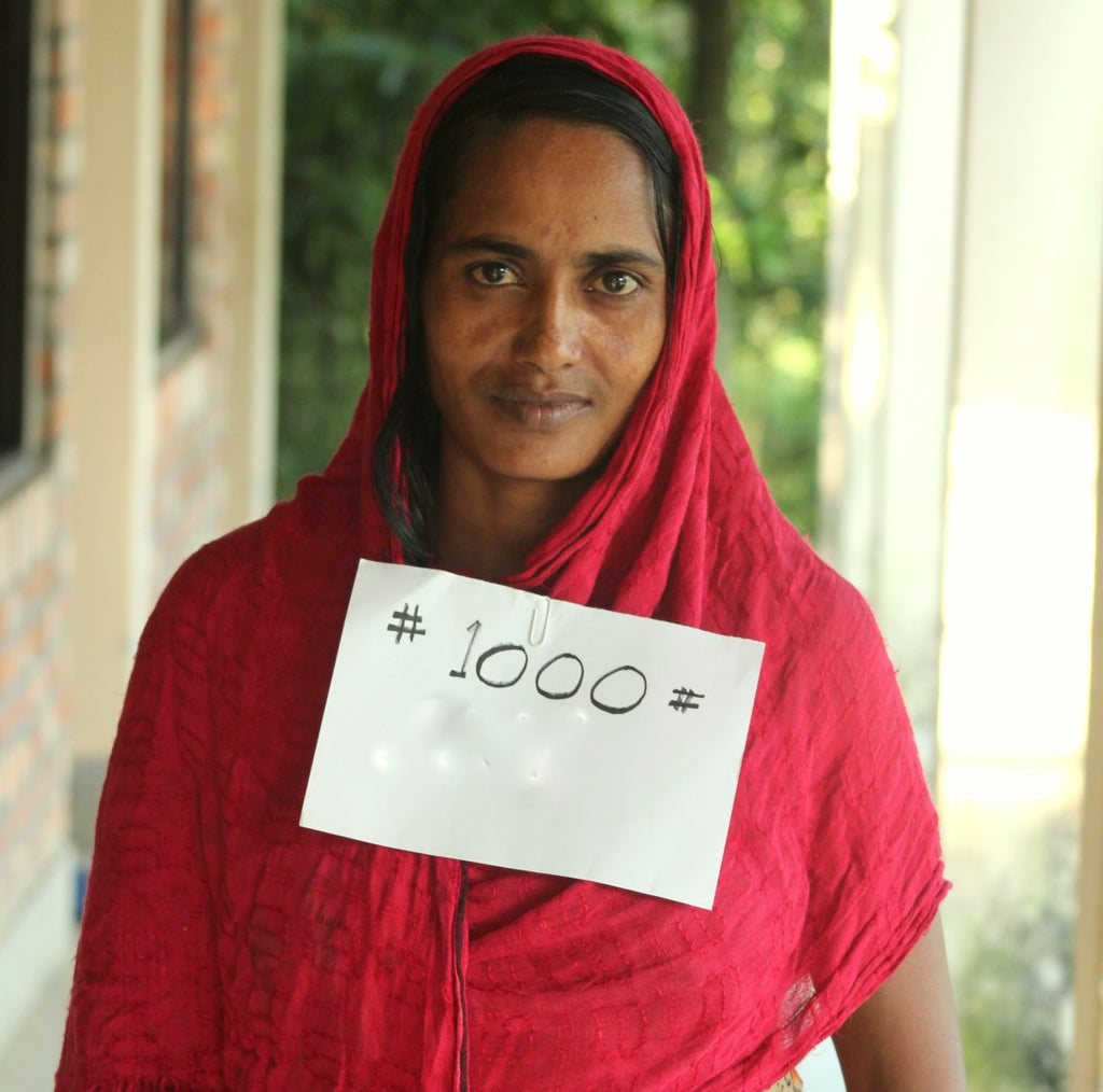 Celebrating our 1,000 mother to join Sreepur!